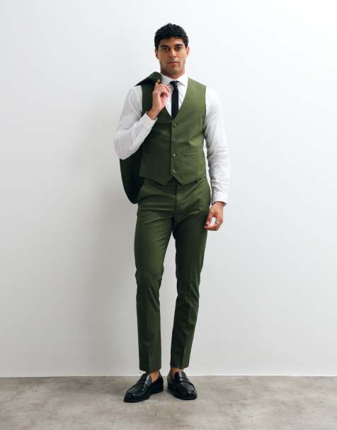 ASOS DESIGN - Costume ajusté - Vert - view 1