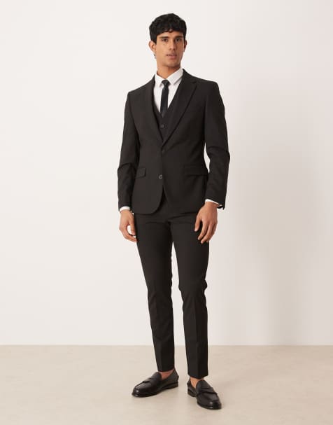 ASOS DESIGN - Costume slim - Noir - view 1