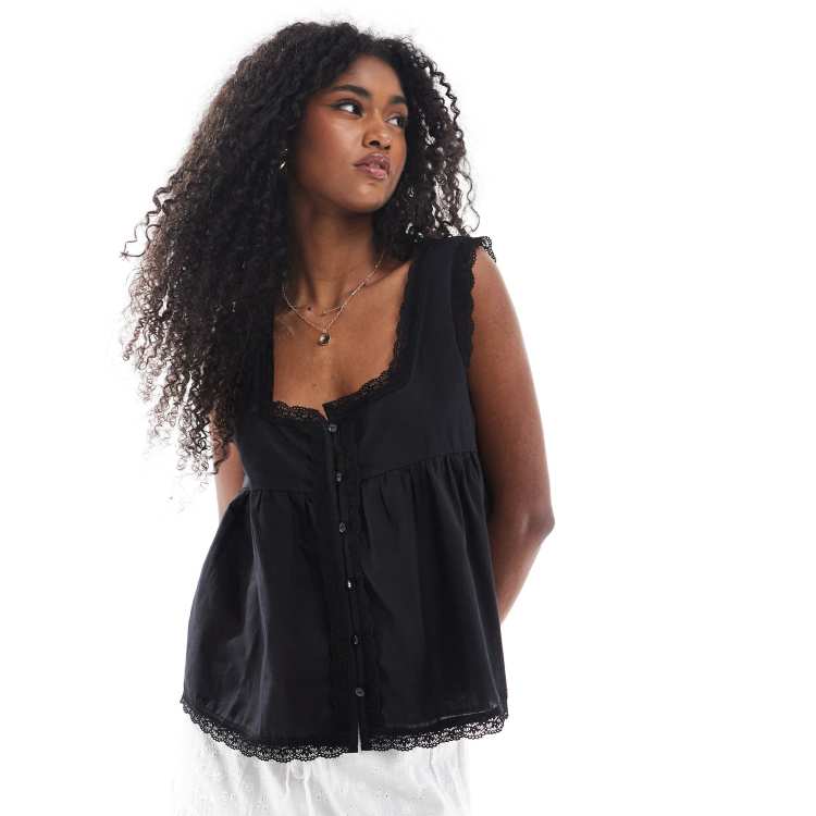 新品未開封 Lotta baby ribbon tops black mdl_1_d2a3f913-efe9-4418-8aab-