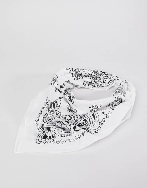 ASOS DESIGN bandana in red paisley