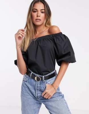 cotton bardot top