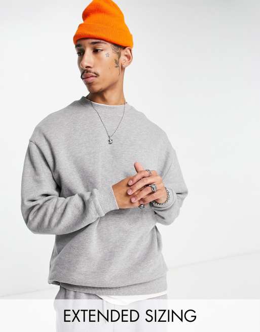 Asos hot sale grey sweatshirt