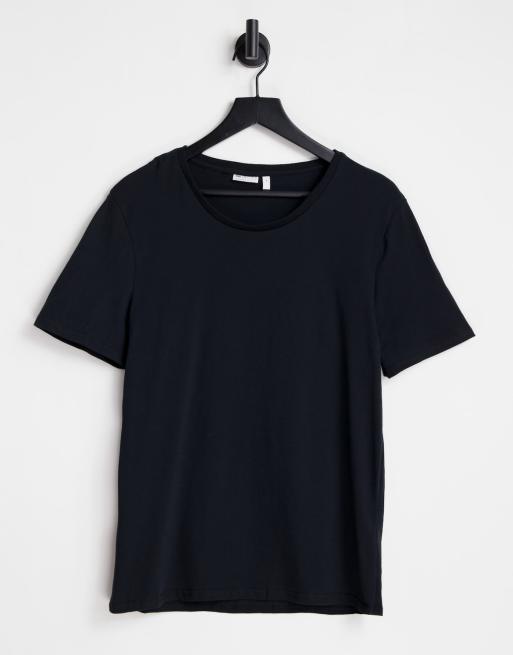 ASOS DESIGN cotton blend t-shirt with scoop neck