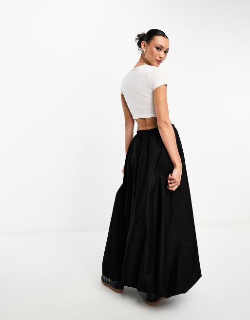 Asos cotton 2025 maxi skirt