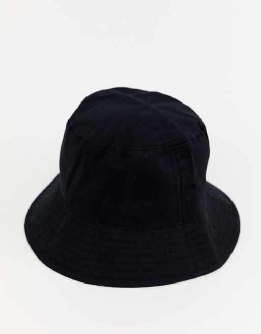 ASOS DESIGN cotton bucket hat in black | ASOS