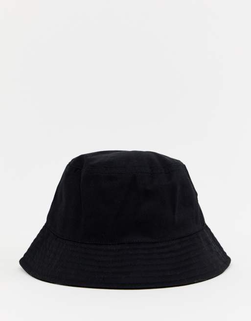 ASOS DESIGN cotton bucket hat in black | ASOS