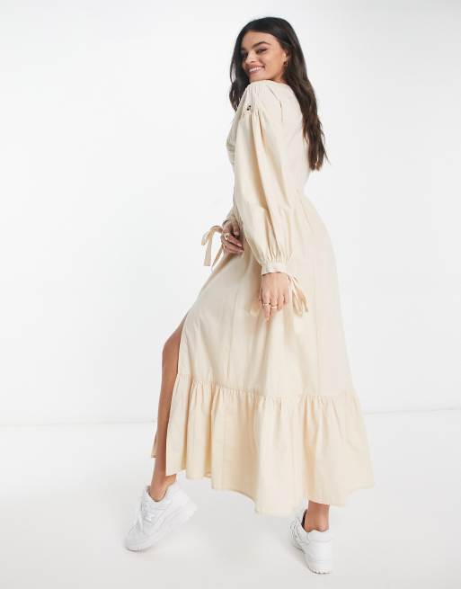 Asos cotton maxi dress outlet