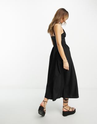 Asos midi skater dress best sale