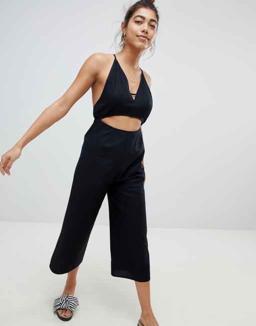 Asos cut store out jumpsuit