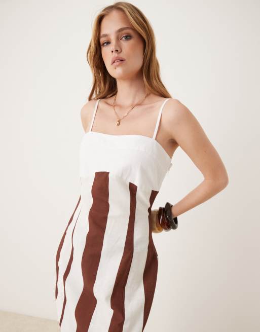 asos cotton maxi dress ASOS Design - Cami Maxi Dress - Women - Cotton/Linen
