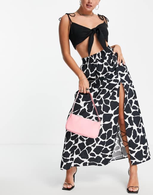 Asos cotton outlet maxi skirt