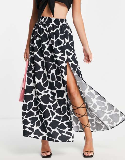 Asos cotton maxi outlet skirt