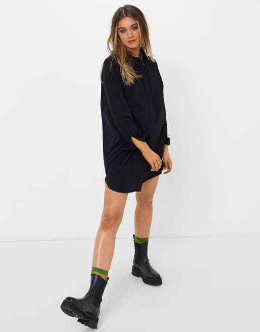 Black shirt store dress asos