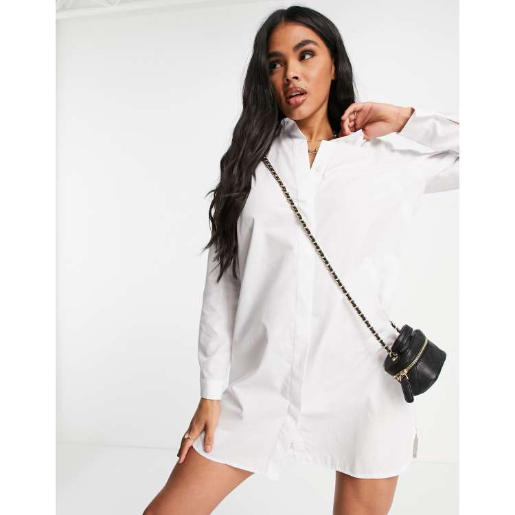 White cotton hot sale dress asos