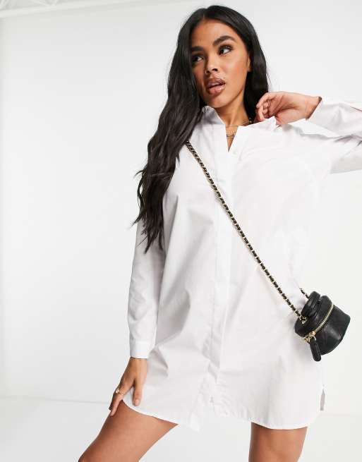 Asos white 2025 shirt dress