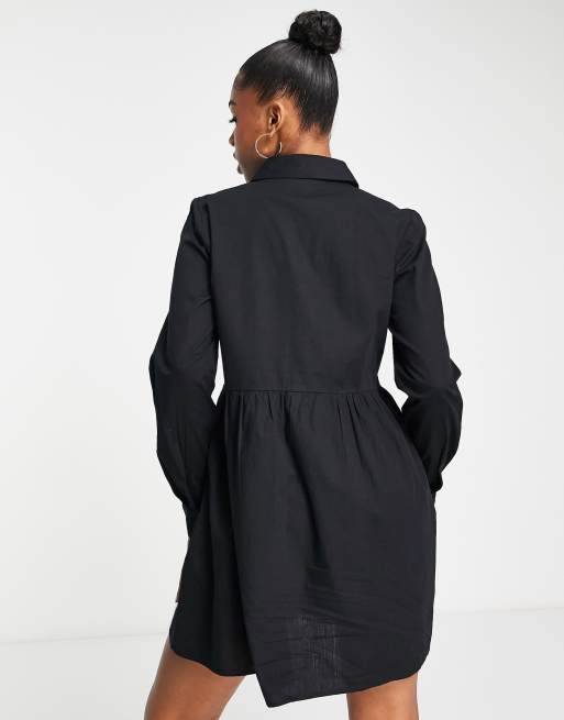 Black shirt best sale dress asos