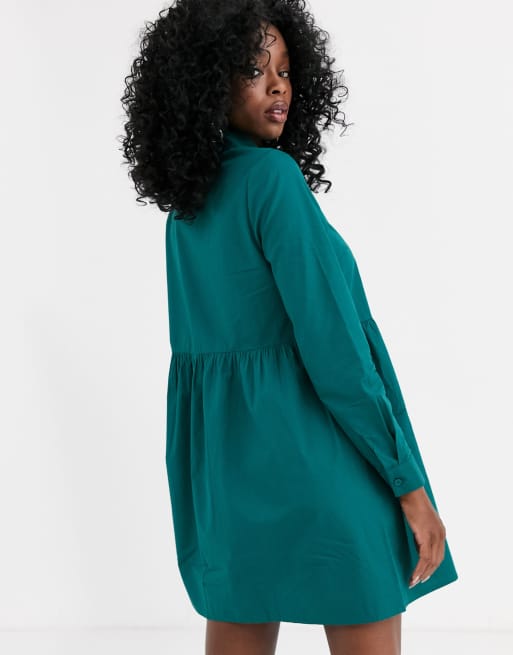 Forest green 2024 tunic dress