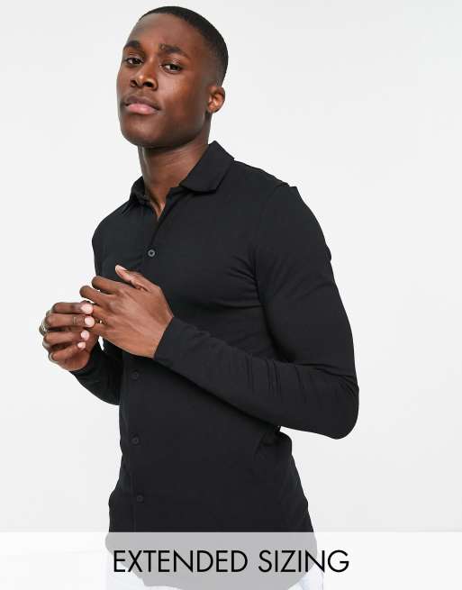 asos muscle fit long sleeve