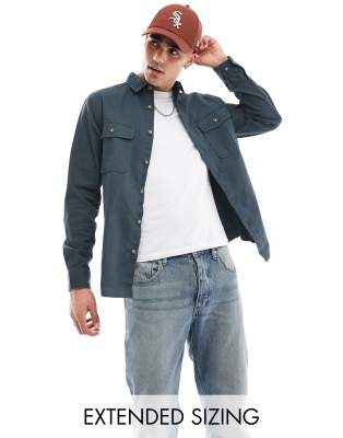 Acardi Overshirt In Navy