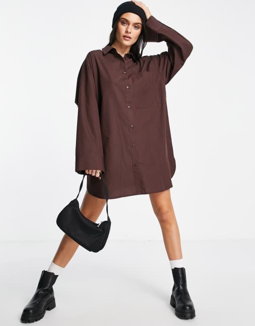 Asos oversized 2025 shirt dress