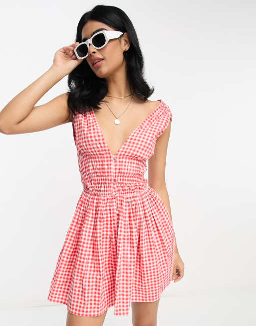 Gingham sundress hotsell