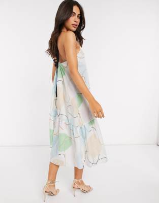 cotton midi sundress