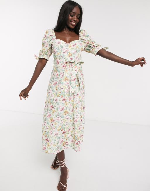 Asos ditsy floral outlet dress