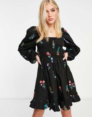 asos botanical dress