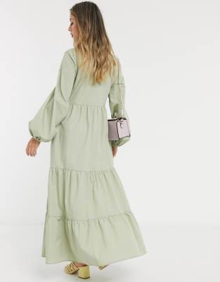 khaki maxi dress uk