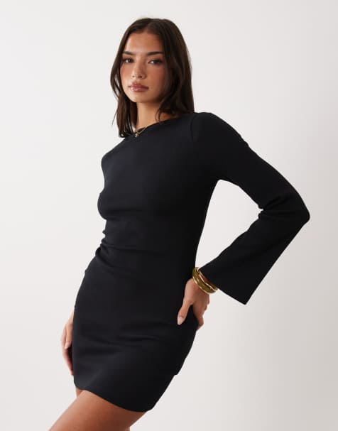 asos black mini dress Rent LUXE Corsetted Chiffon Draped Sash With Organza Sleeve In making it ideal for dancing the night away or enjoying a sophisticated dinner ASOS DESIGN nipped in waist