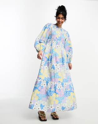 Cotton Smock Top Maxi Dress main image 1