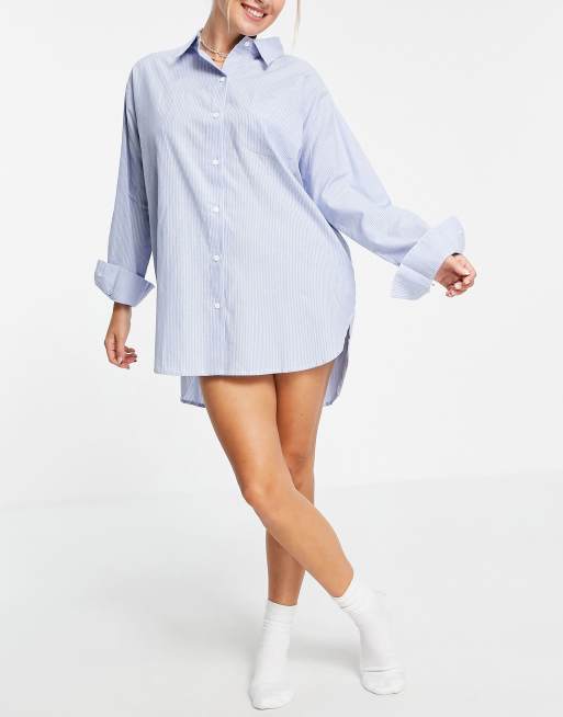 Oversized pyjama shirt new arrivals