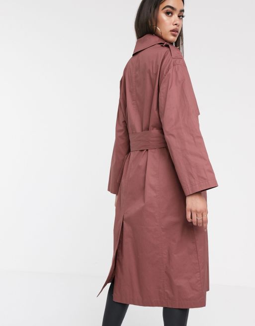 Rose duster coat sale