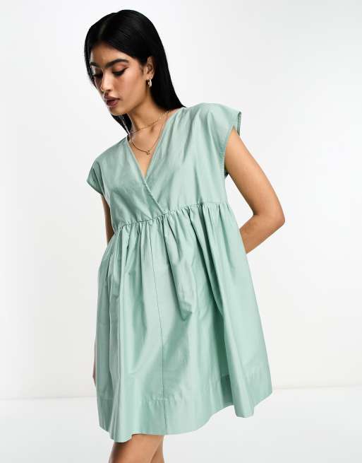 Asos cotton smock clearance dress