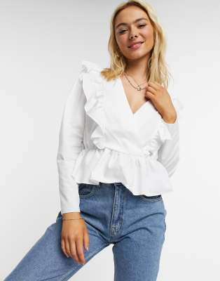 asos ruffle top