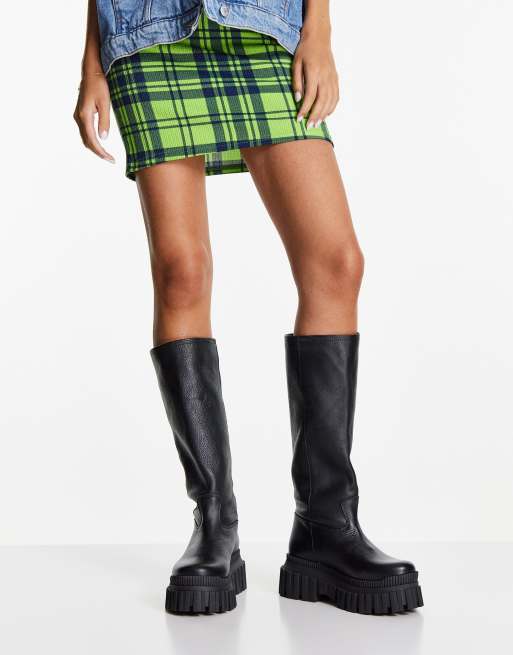 ASOS DESIGN – Counter – Kamelbruna, grova boots i dra på-stil av premiumläder , 4 av 4