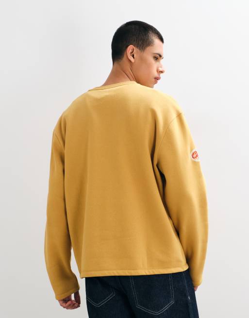 ASOS DESIGN coupe relaxed col rond avec poche plaquée et broderie machine orange, 4 de 10