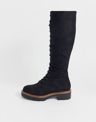 chunky lace up boots asos