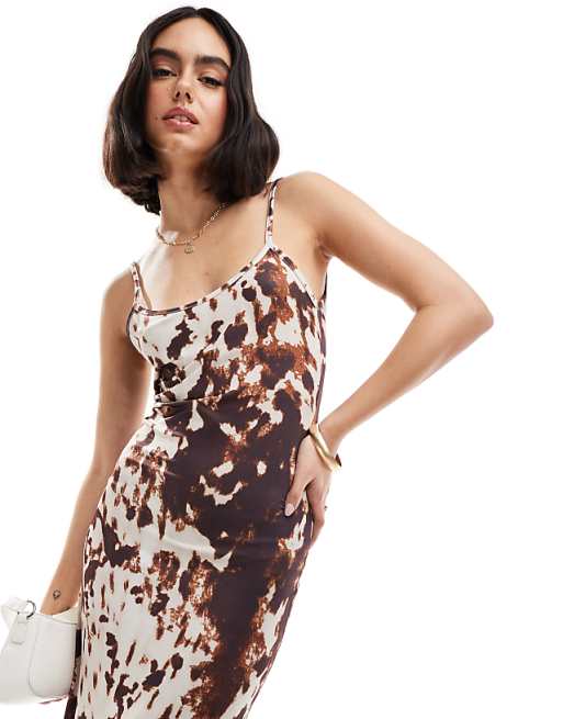 cow print prom dress Dresses | Whiteblack Size 4 Can Be Adjusted5 By Sophiathomas Show your charm Buy Brown Cow Animal Print