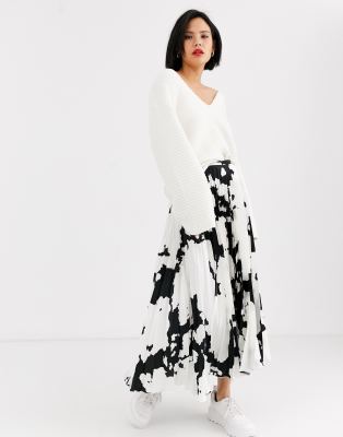 asos cow dress