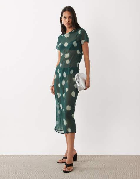 ASOS DESIGN cowl back maxi dress in chiffon - view 1