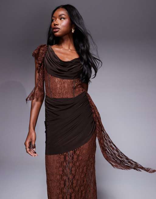 knee length dresses for ladies White Lace Skirt Short Sleeve Dress · Filly Flair main image 1
