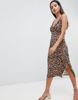 leopard print dresses asos