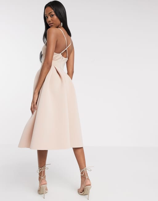 Robe asos rose discount poudré