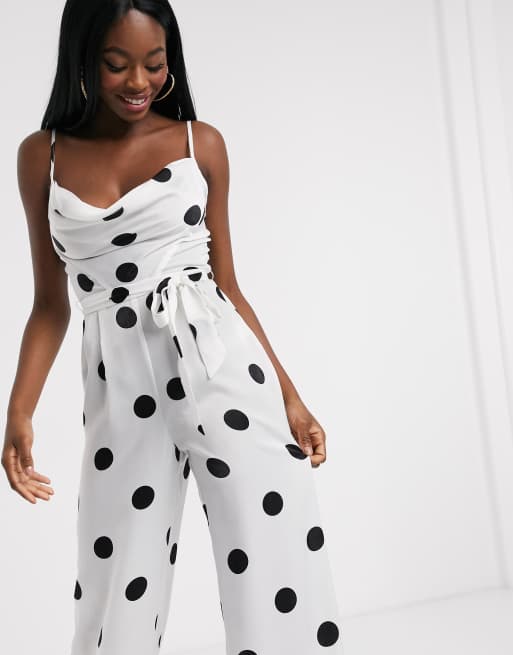 Polka dot jumpsuit forever sales 21