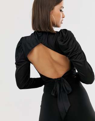 asos open back top