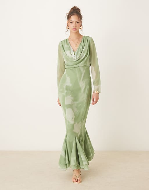 Office V-Neck Mermaid Hem Elegant Dress With Belt Office V-Neck Mermaid Hem Elegant Dress With Belt