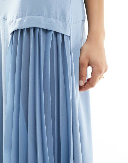 white christmas dresses Draped Asymmetric Cowl-Neck Dress XL / Green / Polyester main image 1
