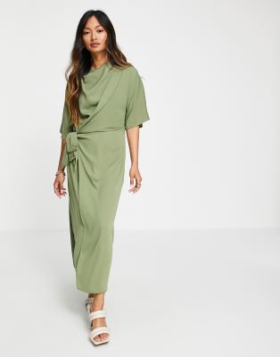 asos cowl dress