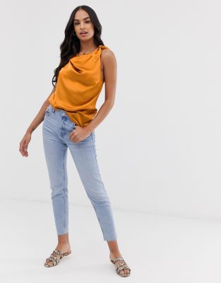 cowl neck top asos